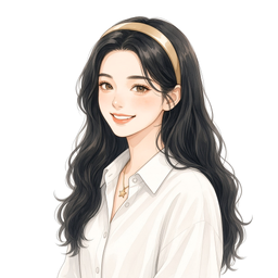 白艾莉官方标志 奶油白底